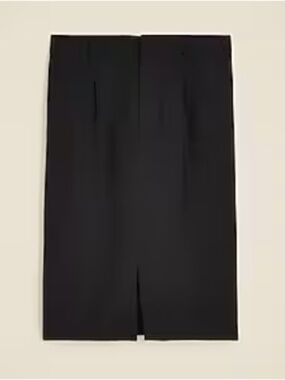 J.Crew Knee-Length Sheath Skirt Black Size 8